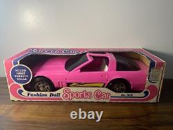 Vintage Fashion Doll Hot Pink Corvette Sport Car Gay Toys No. 7982 With Box