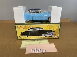 Vintage Fifties Cadillac Hardtop 1950 Cadillac Diecast Friction Car Japan Blue