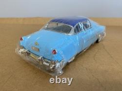 Vintage Fifties Cadillac Hardtop 1950 Cadillac Diecast Friction Car Japan Blue
