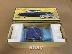 Vintage Fifties Cadillac Hardtop 1950 Cadillac Diecast Friction Car Japan Blue