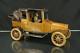 Vintage Fischer German Made Tin Wind Up Taxi Limousine Toy Car Antique As Is