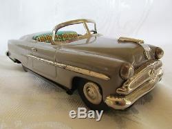 Vintage Ford Convertible Tin Toy Car Friction Toy Car 1950s Does Not Wind
