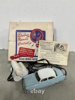 Vintage Ford Electric Remote Control Car Aluminum Model Toys Inc Box 1950s