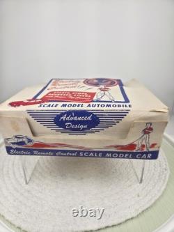 Vintage Ford Electric Remote Control Car Aluminum Model Toys Inc Box 1950s