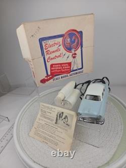 Vintage Ford Electric Remote Control Car Aluminum Model Toys Inc Box 1950s
