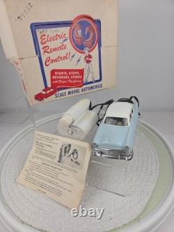 Vintage Ford Electric Remote Control Car Aluminum Model Toys Inc Box 1950s
