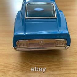 Vintage Ford Mustang Tin Toy Friction Car Tokyo Placing Made in Japan with Box