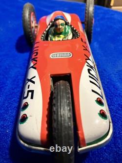 Vintage Friction Flip Over Racing Car By Masudaya
