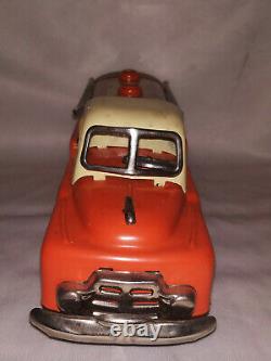 Vintage Friction Tin Toy Japan Box Pack Gasoline Car Gas Oil Tanker Mobil Gas