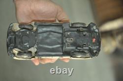 Vintage Friction White Litho Fine Quality Car Tin Toy, Collectible
