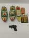 Vintage German Collector Toys Bundle- Cars, Boats, Gun