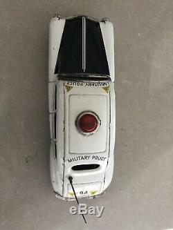 Vintage German Friction Tin Toy Car Tippco Military Police 1940s