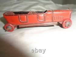 Vintage German Tin Litho Red Penny Car