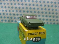 Vintage H. Q. Staff Car Oldsmobile Super 88 1/43 Corgi toys 358 MIB