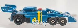 Vintage HO Scale Aurora AFX Formula ELF Tyrell F1 Six-Wheel #4 Race Slot Car