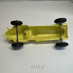 Vintage HUBLEY Kiddie Toy YELLOW Scale Model Racer #457