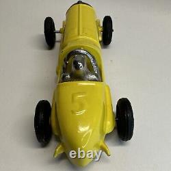 Vintage HUBLEY Kiddie Toy YELLOW Scale Model Racer #457