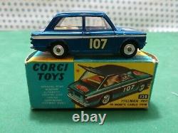 Vintage Hillman Imp IN Monte Carlo Trim 1/43 Corgi toys 328 MIB