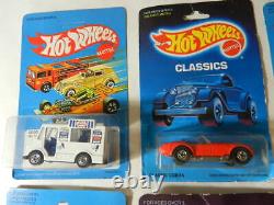 Vintage Hot Wheels- (9) Different- New On Card- Vintage Toy Cars- Not Redline