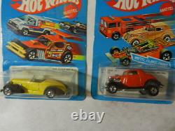 Vintage Hot Wheels- (9) Different- New On Card- Vintage Toy Cars- Not Redline