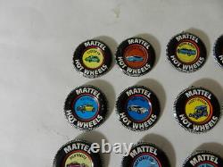 Vintage Hot Wheels Badges- (22)-1967-1970- Redline Hot Wheels- Vintage Toy Cars