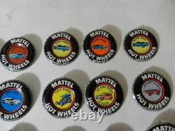 Vintage Hot Wheels Badges- (22)-1967-1970- Redline Hot Wheels- Vintage Toy Cars