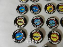 Vintage Hot Wheels Badges- (22)-1967-1970- Redline Hot Wheels- Vintage Toy Cars