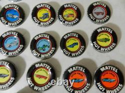 Vintage Hot Wheels Badges- (22)-1967-1970- Redline Hot Wheels- Vintage Toy Cars