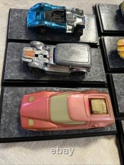 Vintage Hot Wheels Redline Toys Lot Mattel Diecast With Acrylic Case 1960's-1970's