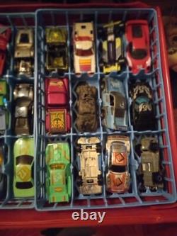 Vintage Hot Wheels With Carrying Case