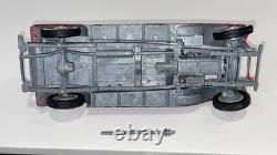 Vintage Hubley Cast Iron Roadster Convertible Red Broken Shaft-No Steering Whl