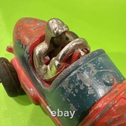 Vintage Hubley Kiddie Toy Cast Iron Race Car #5 w Driver Original Paint USA Vintage Hubley Kiddie Toy Cast Iron Race Car #5 w Driver Original Paint USA