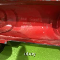 Vintage Hubley Kiddie Toy Cast Iron Race Car #5 w Driver Original Paint USA