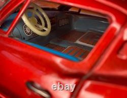 Vintage Ichada 1963 Corvette Stingray Tin Toy Car Japan Battery Op Red RARE