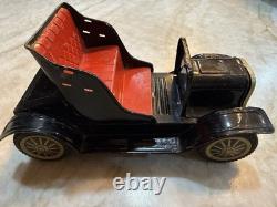 Vintage Ichiko Japan Tin Touring Car Collector Display Piece 1950s