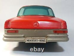 Vintage Ichiko Mercedes Benz Car Tin Toys Made in Japan 60cm 1950-70s