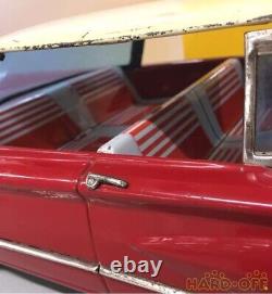 Vintage Ichiko Tin toys Buick Car Buick Retro Red x white No Box From Japan