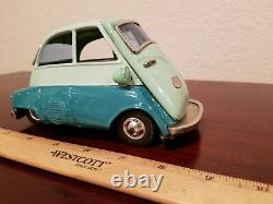 Vintage Isetta 300 Bandai 1960s Tin Toy BMW car Made In Japan Tin Toy Lot