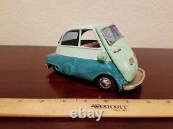 Vintage Isetta 300 Bandai 1960s Tin Toy BMW car Made In Japan Tin Toy Lot