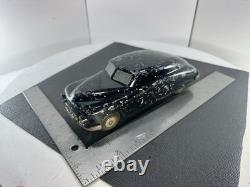 Vintage J&S Products Pressed Steel Streamlined Sedan Car Toy Black Los Angeles