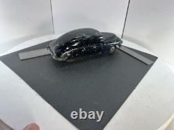 Vintage J&S Products Pressed Steel Streamlined Sedan Car Toy Black Los Angeles