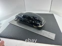 Vintage J&S Products Pressed Steel Streamlined Sedan Car Toy Black Los Angeles