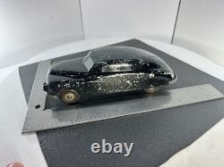 Vintage J&S Products Pressed Steel Streamlined Sedan Car Toy Black Los Angeles