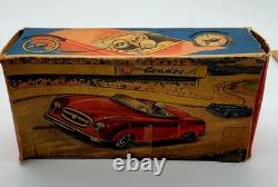 Vintage JNF Joseph Neuhier No. 59 Condor Tinplate Clockwork Toy Car, Germany