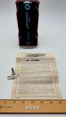 Vintage JNF Joseph Neuhier No. 59 Condor Tinplate Clockwork Toy Car, Germany