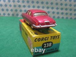Vintage Jaguar Mark X 1/43 Corgi Toys 238 mint IN Box