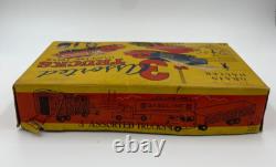 Vintage Japan Friction Tin Cars 3 Assorted Trucks Trade Mark K