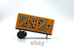 Vintage Japan Friction Tin Cars 3 Assorted Trucks Trade Mark K