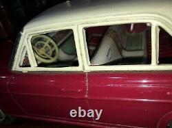 Vintage Japan Friction Tin Toy Car Daiya Mercedes 250S 13 1960s