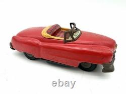 Vintage Japan Tin Litho Convertible Roadster Car Toy Non Working